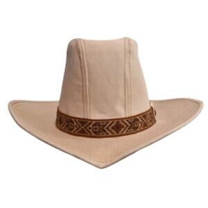 Levi Levis Strauss Canvas Western Hat Size 7 Vintage Wide Brim Rodeo Cowboy